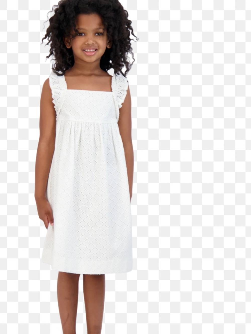 White Eyelet Dress 4
